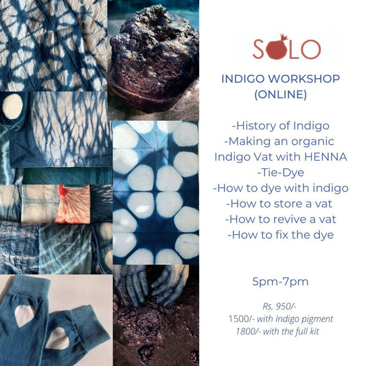 INDIGO WORKSHOP! - LIVE